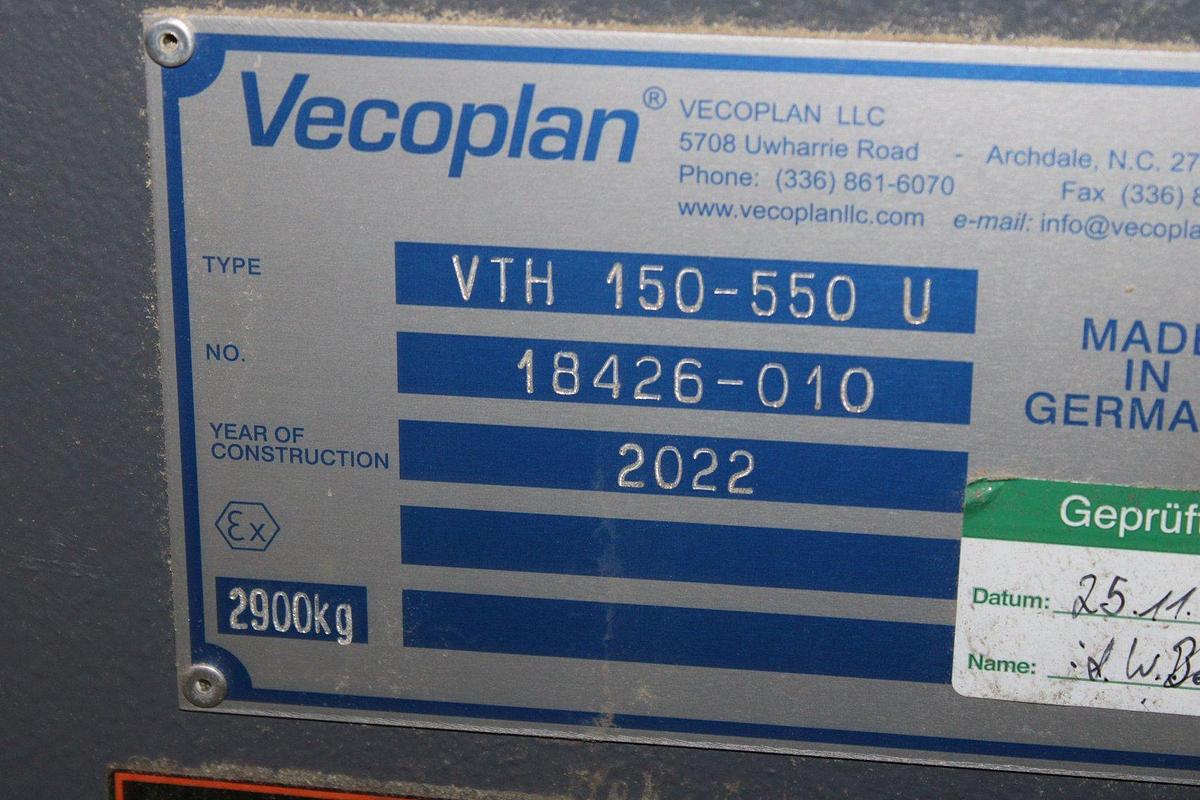 Used Vecoplan Horizontal Grinder VTH150