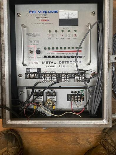 Used RENS Whole Log Metal Detector