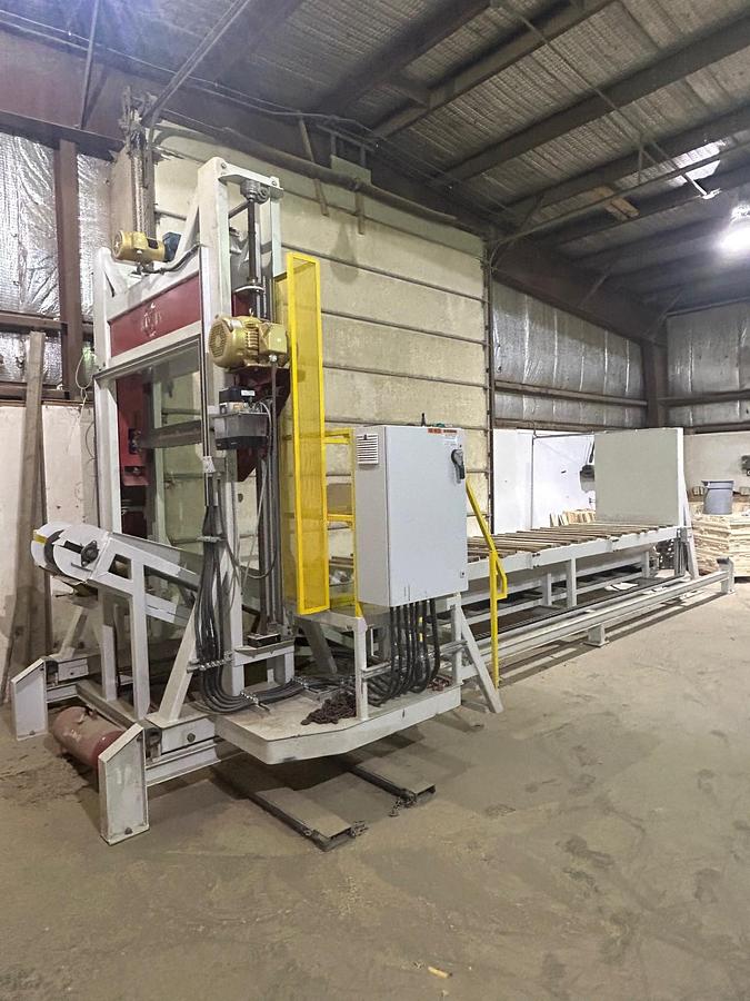Used 2018, Akhurst Machinery Limited, it is a " New Waycon vertical travelling package saw