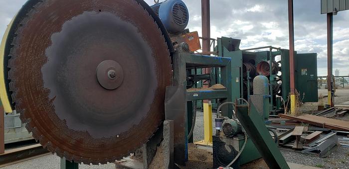 Used Advance Sawmill Machinery 84″ cutoff saw