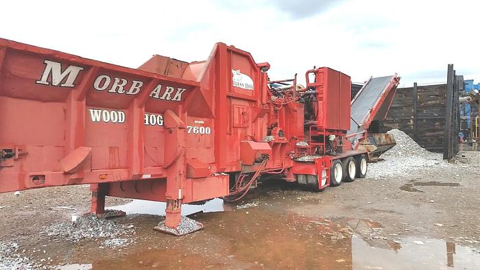 Used MORBARK 7600 Portable Horizontal Grinder