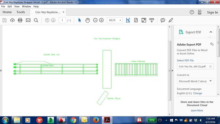 Used Con-Vey Keystone Strapper