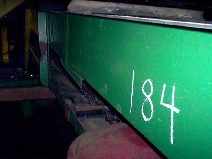 Used 16" x 34′ chain waste conveyor