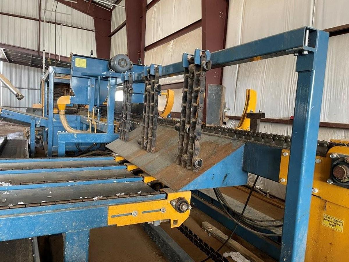 Used Baker Model BSCR-O circle trim scragg mill, 102 in