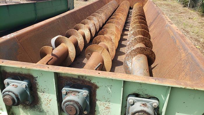Used Metering Triple Auger Conveyor