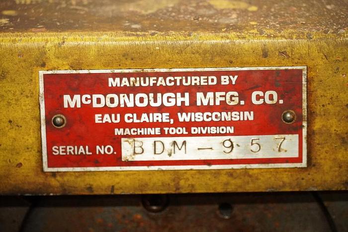 Used McDonough Bandmill Guide Surfacer