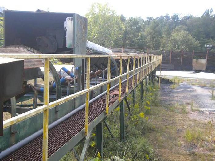 Used Concave Belt Conveyor 215′ X 42"