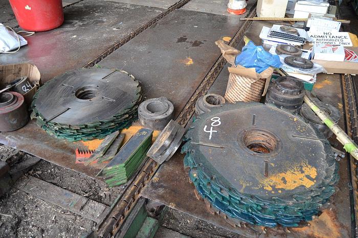 Used RECKART 8″ x 60″ Gang-Edger Combo