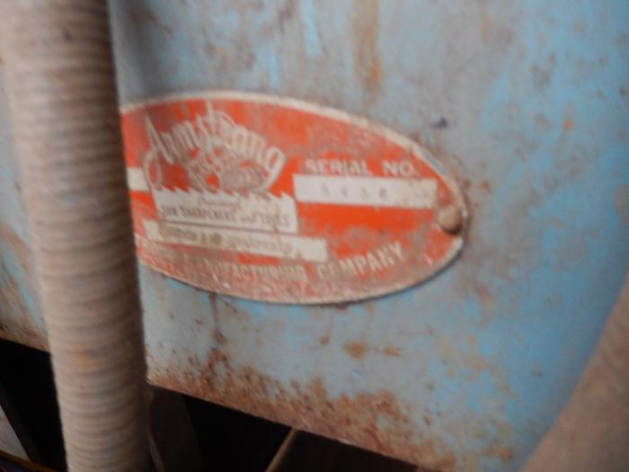 Used ARMSTRONG #4 RH Bandsaw Grinder