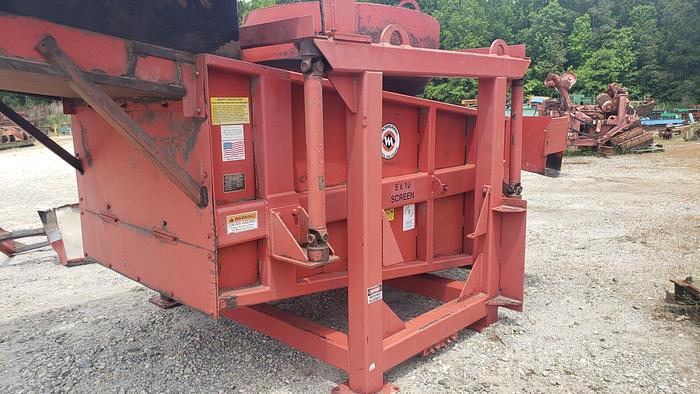 Used MORBARK 5 x 10 HV Chip Screen