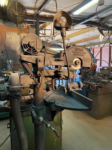Used ACME Manual Face Grinder for Circle Saws- Pending