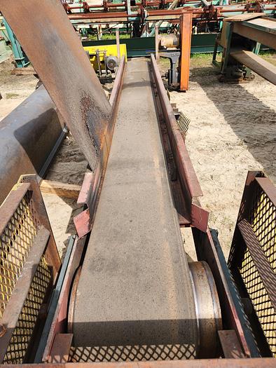 Used Flat Belt Conveyor 16" x ~15' long