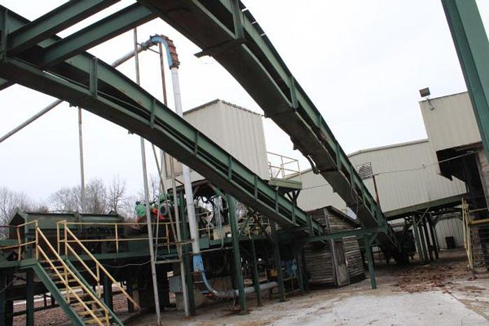 Used Drag Chain Waste Conveyor 90'