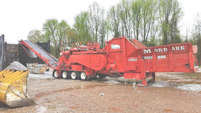 Used MORBARK 7600 Portable Horizontal Grinder