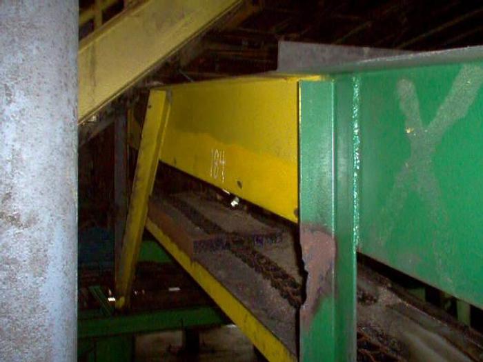 Used 16" x 34′ chain waste conveyor