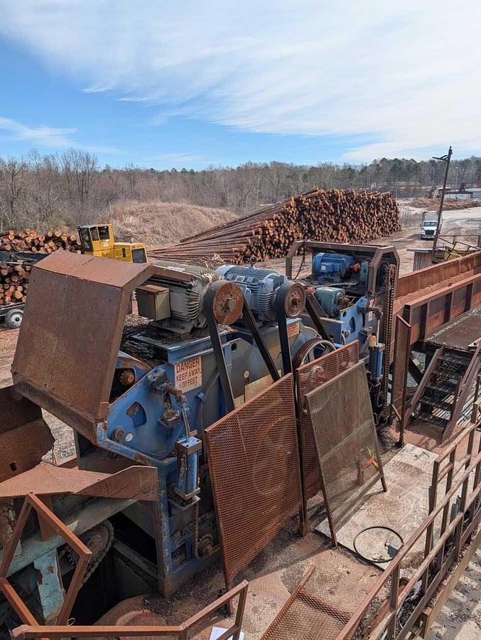 Used Peterson electric Flail Debarker