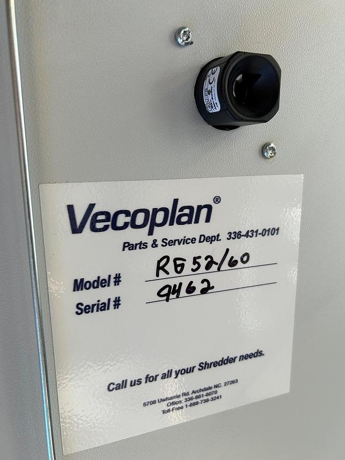 Used Vecoplan Low Speed Grinder