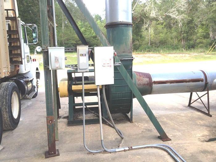 Used Phelps 50 HP blower and pipe