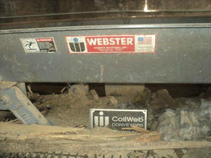 Used WEBSTER 71′ x 24" Vibrating Conveyor