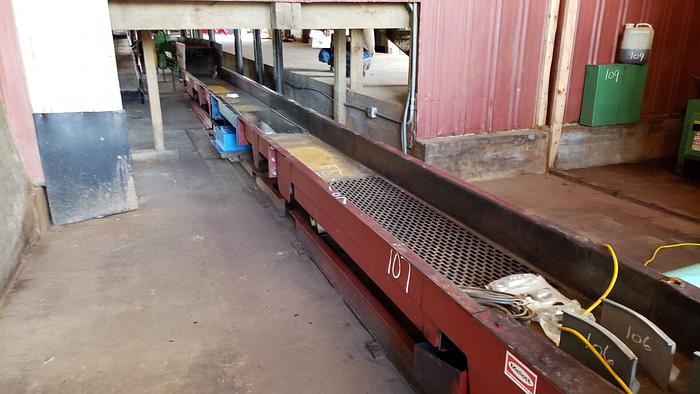 Used MELLOTT 35′ x 24″ Vib Conveyor