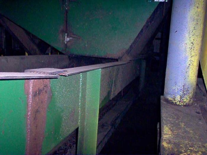 Used 16" x 34′ chain waste conveyor