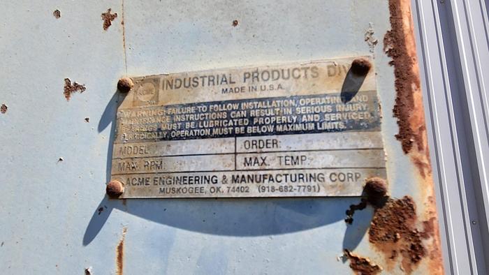 Used ACME INDUSTRIAL Blower – 30″ with motor