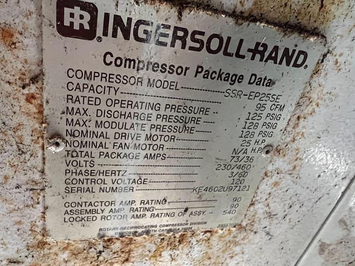 Used Ingersoll Rand Air Compressor