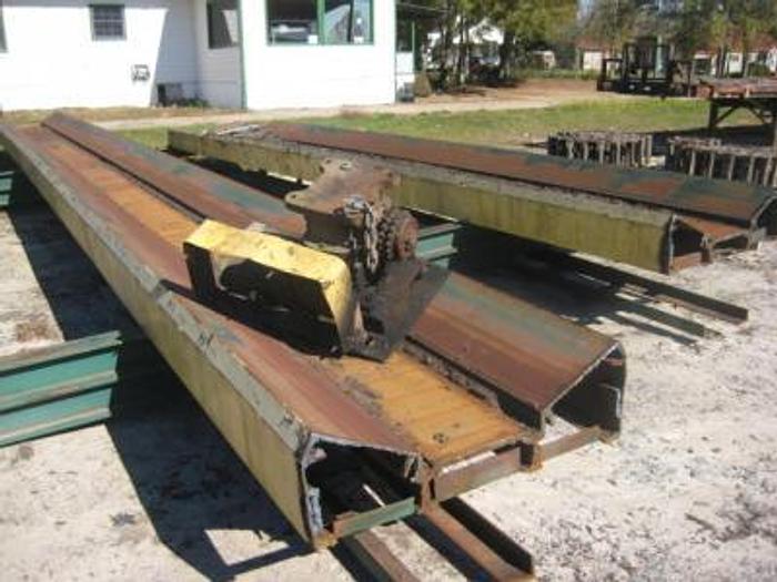 Used Log Trough Conveyor – 80′ long