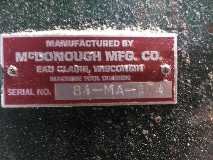 Used McDONOUGH 7′ right hand band headrig.