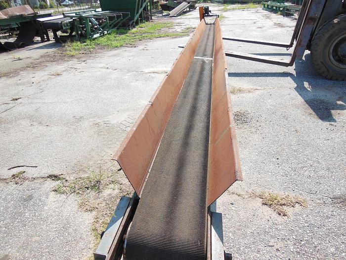 Used 13″ X 34′ FLAT BELT CONVEYOR