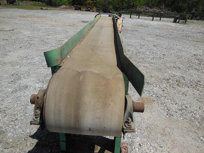 Used 14″ X 15 1/2′ FLAT BELT CONVEYOR