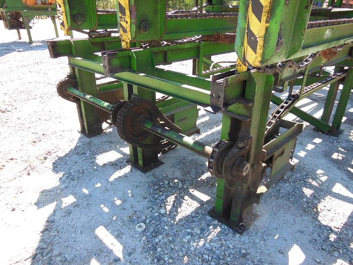 Used 46 ft x 7.5 ft wide Lumber or Package Transfer Deck