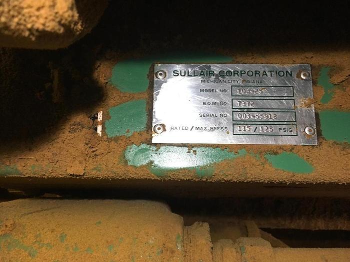Used SULLAIR 25 HP Air Compressor
