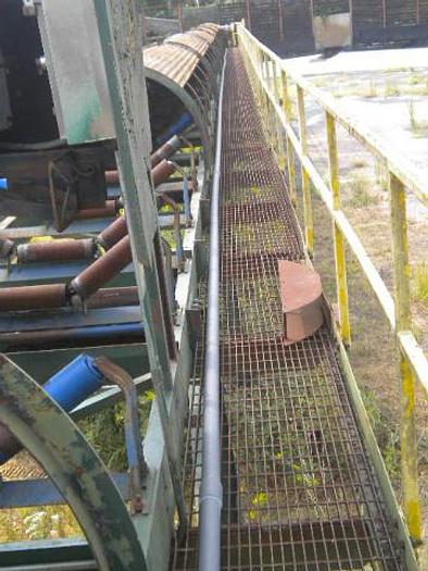 Used Concave Belt Conveyor 215′ X 42"
