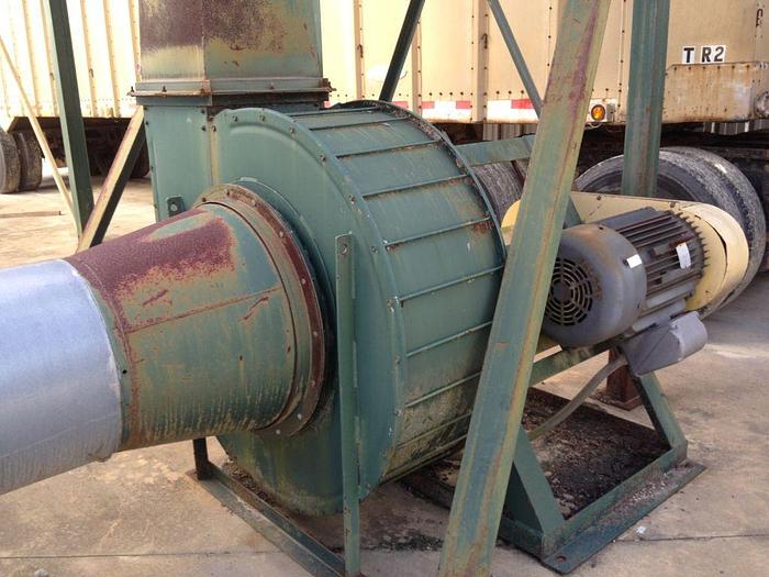 Used Phelps 50 HP blower and pipe