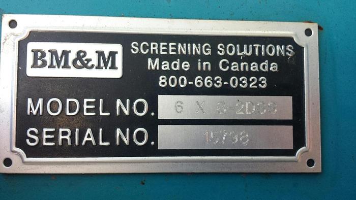 Used BM&M 6×8 Chip Screen