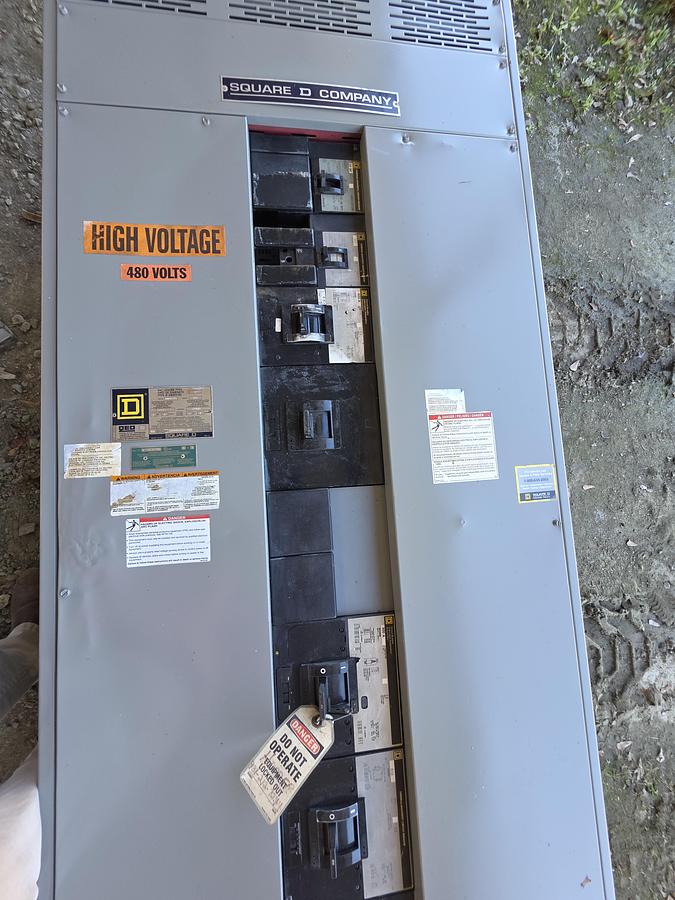 Used Square D 2000 Amp Distribution Panel