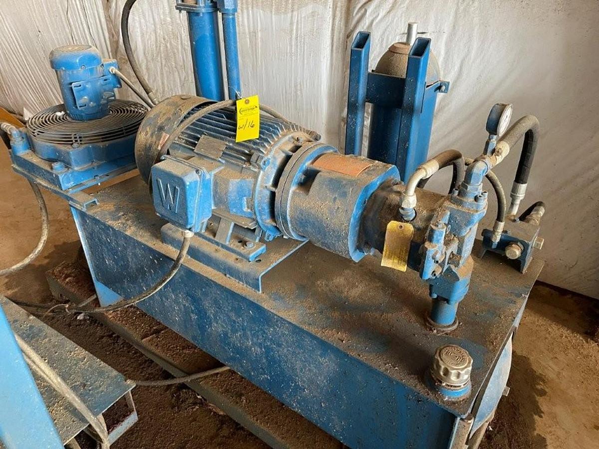 Used Baker Model BSCR-O circle trim scragg mill, 102 in