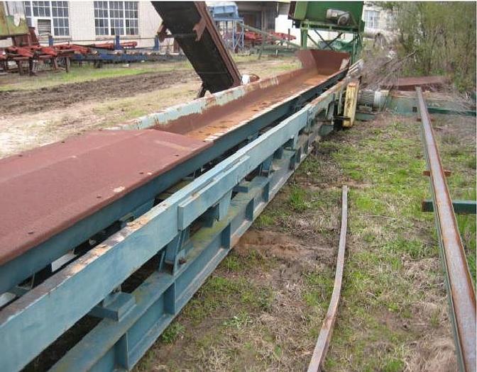Used Action 34′ x 18″ balanced vibrating conveyor