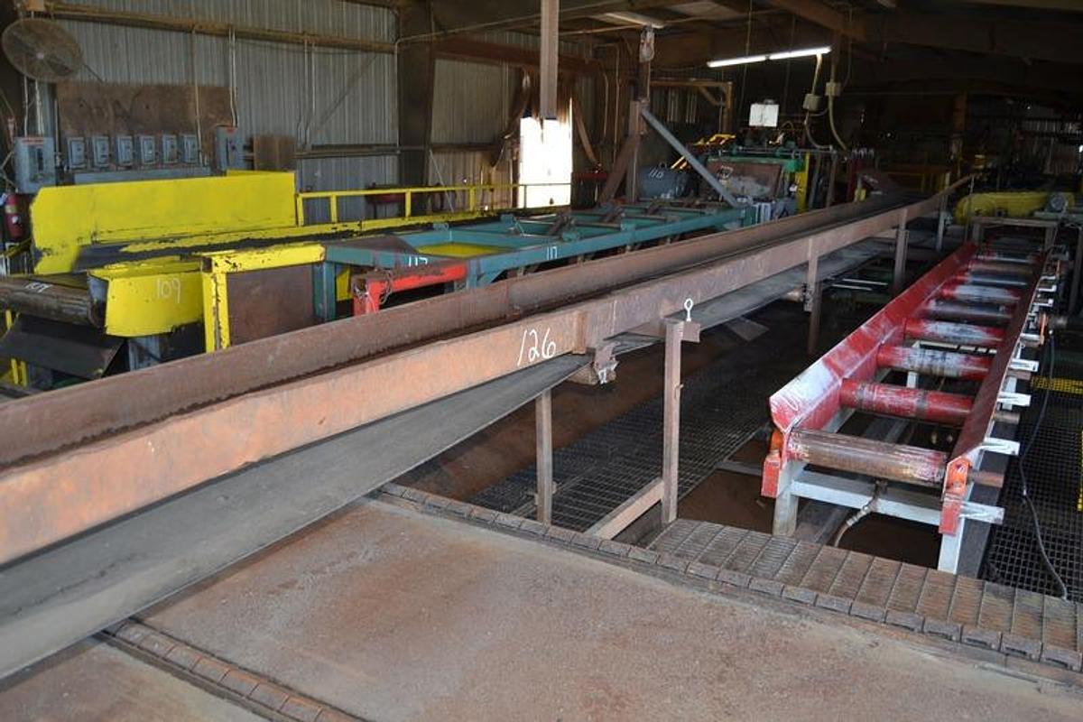 Used Flat Belt Conveyor 16" x 65'