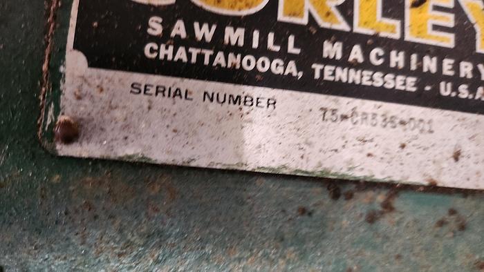 Used Corley 5 x 36  3-saw edger