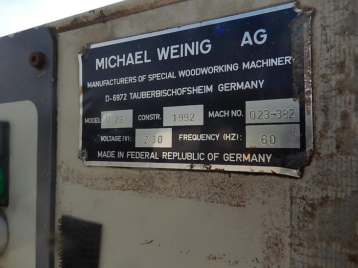 Used WEINIG 6 Head Moulder