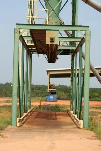 Used Overhead Trailer Loading System