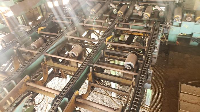 Used 12′ Transfer Deck with stops and turner