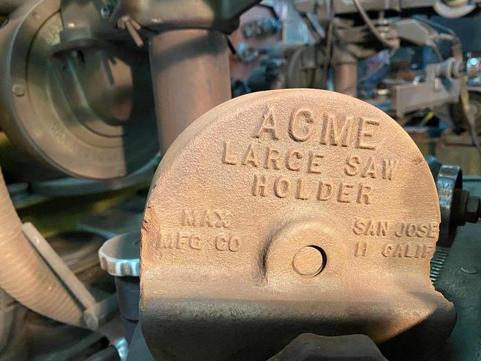 Used ACME Manual Face Grinder for Circle Saws - SALE Pending