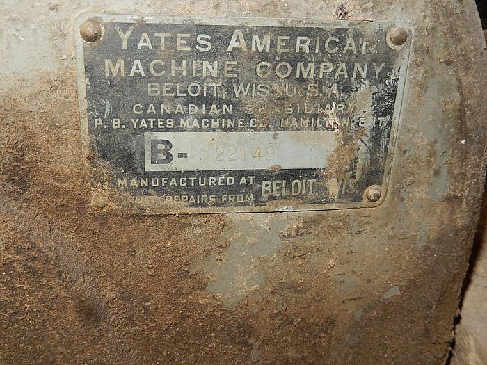 Used YATES A20 Planer