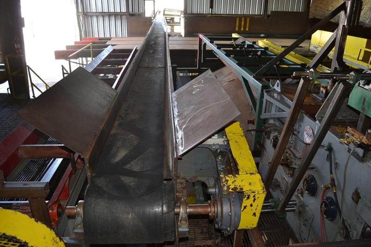 Used Flat Belt Conveyor 16" x 65'