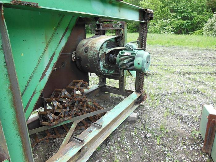 Used 107′ Drag Chain Waste Conveyor