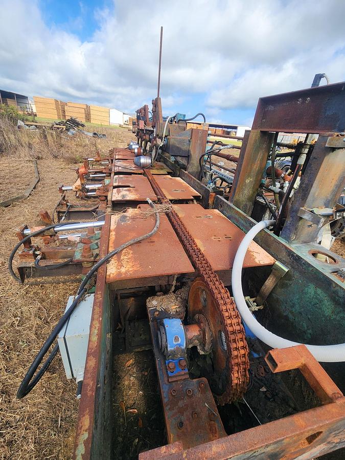 Used OMEGA Sharp Top Edger Infeed