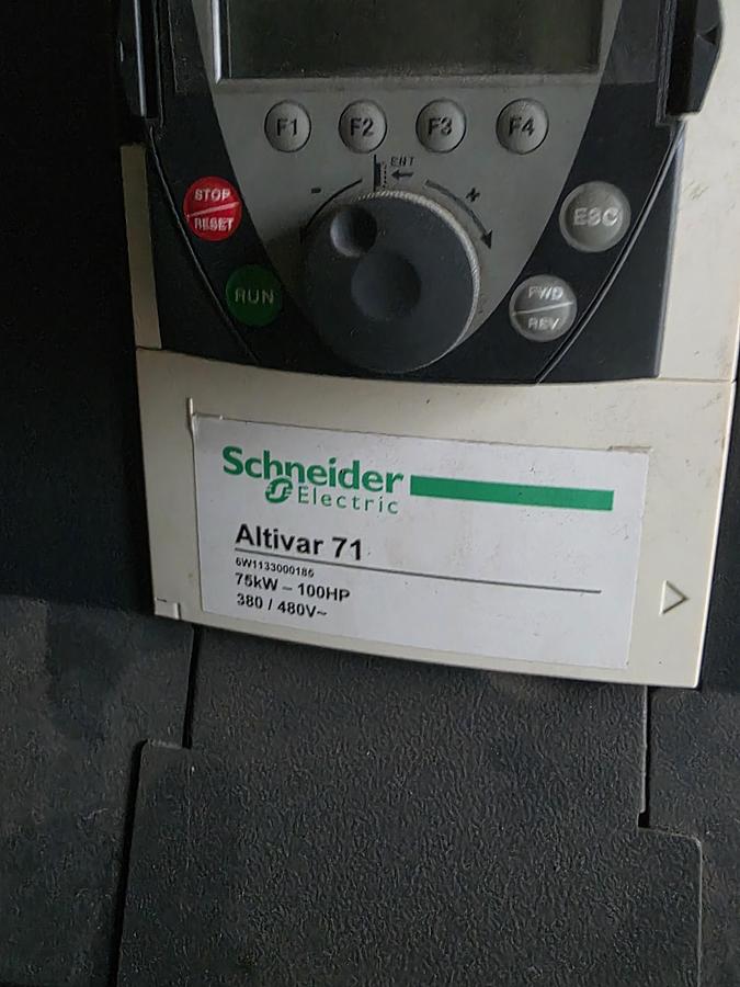 Used Schneider Electric Altivar 71 VFD – 100 HP Variable Frequency Drive